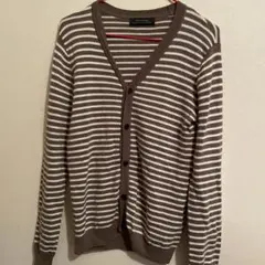 NANO UNIVERSE ストライプカーディガン