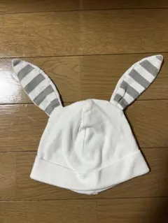 アニエスベー　ベビーラパン帽子(ウサ耳キャップ)