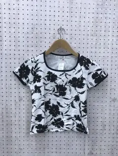 90's インディー ネオグランジ デッド古着 花柄 パイピングTシャツ