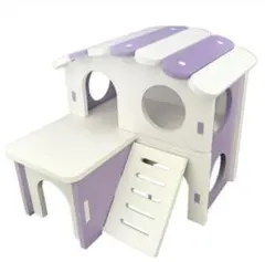 新品 ハムスターハウス ラベンダー 2階建て ハウスのサムネイル