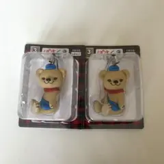 ぽすくまフィギュアストラップ 2個セット