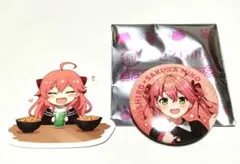 スシロー × さくらみこ ホロライブ　コラボ 缶バッジ　ピック