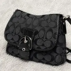 COACH SOHO Shoulder Bag Signature y2k