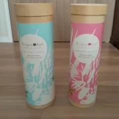 木製ケース  筒 ２個セット  カワイイ