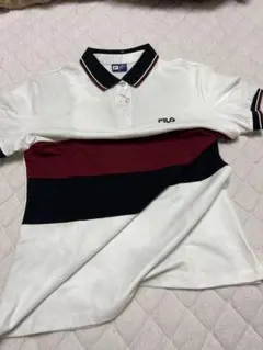 FILA WHITE LINE ポロシャツ XLサイズ