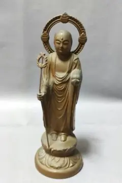織部 仏像 陶器製 観音菩薩 立像 仏具 織部 仏像 陶器製 観音菩薩 立像 仏具 - メルカリ