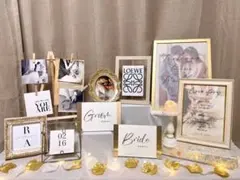 フラワーボックス　受付サイン付き　ウェルカムスペース　まとめ売り　結婚式　セット