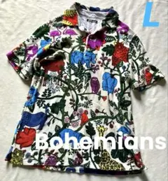 Bohemians ポロシャツ JUNGLE サイズL シャーリング生地のサムネイル