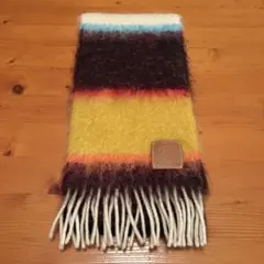 【LOEVE】モヘア ストライプ マフラー ストール