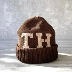 トミーヒルフィガー キッズ ブラウン ニット帽