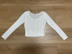 ヨガウェア　クロップド長袖 Tシャツ