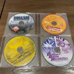 Wii ソフトまとめ売り ポケモン マリオ&ソニック ワンピース バイオハザード