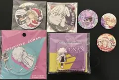 名探偵コナン　非売品　限定　灰原哀　青山剛昌ふるさと館　缶バッジ　キーホルダー