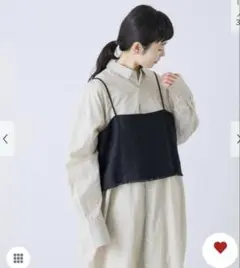 かぐれ　新品タグ付き　セミウェットリネンキャミソール　アーバンリサーチ