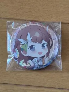 花里みのり グリッター缶バッジ