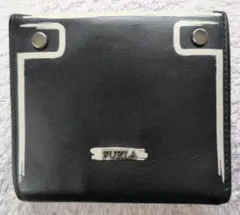 FURLA 黒 二つ折り財布
