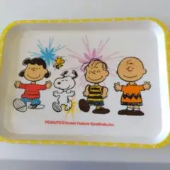 スヌーピー イラスト トレイ 約30cm x 21cm