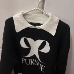 EMODA ♡ ジャガードロゴニット