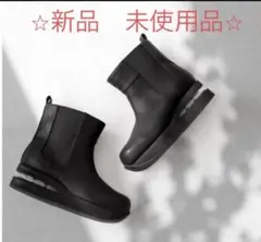 ブラック サイドゴアブーツ Mサイズ