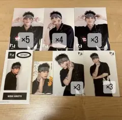 INI 西洸人 ポスカ スマホステッカー 37card 生写真 クリアファイル