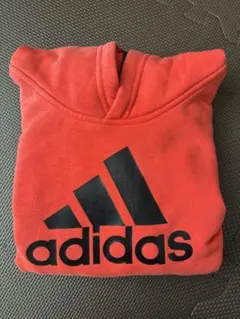 adidas オレンジパーカー 130