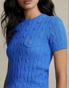 2025年最新】ラルフローレン ニット 半袖 ブルーの人気アイテム - メルカリ