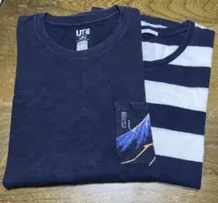 メンズ　半袖Tシャツ　2枚セット　UNIQLO・G U