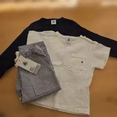 現行品 PETIT BATEAU Tシャツ パンツ 86