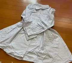 イング　INGNI ストライプ シャツワンピース 長袖 サイズM