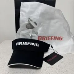 BRIEFING ブラック バイザー タグ付き