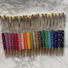ハーバリウムボールペン ゴールド20本セット