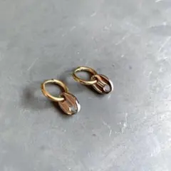 ステンレス　アンカー フープピアス