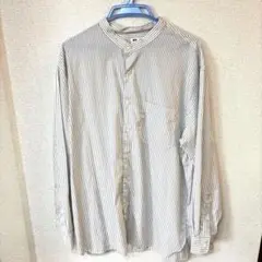 UNIQLO ストライプ 長袖シャツ XL