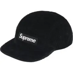 ほぼ新品 Supreme Corduroy Camp Cap ブラック 25ss ほぼ新品 Supreme Corduroy Camp Cap ブラック 25ss