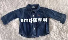 baby GAP デニム長袖シャツ 3-6ヶ月