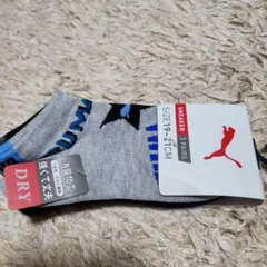 PUMA キッズ スニーカーソックス 3足組 19-21cm