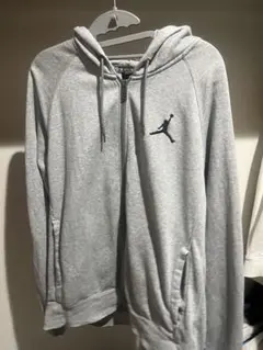Jordan グレー ジップアップパーカー