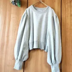 クロップド スウェット