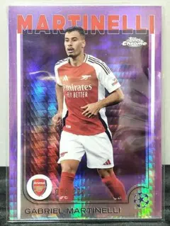 topps chrome 2024/25　マルチネッリ　アーセナル　インサート