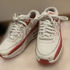 NIKE AIR MAX 90 厚底スニーカー ホワイト レッド　美品