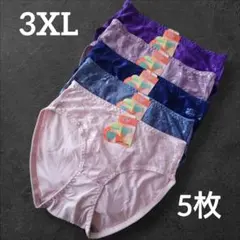 新品タグ付き レース付きショーツ 5枚セット 3XL