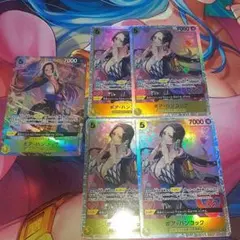 ワンピースカードゲーム　ベスト2　ボア・ハンコックパラレル　SR