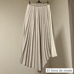 31 Sons de mode/アシンメトリープリーツスカート
