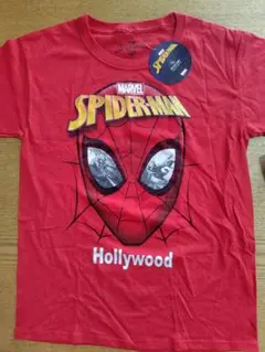 新品タグ付き Marvel スパイダーマン Tシャツ キッズS お揃い可