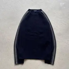 90s old uniqlo side line knit サイドライン グレー - メルカリ