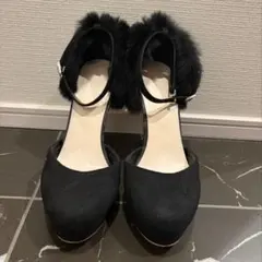 エミリアウィズ ファー付ジュエリーパンプスのサムネイル