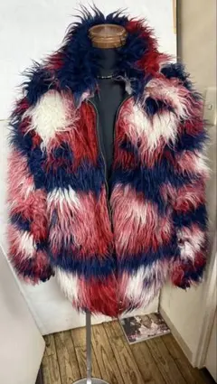 Supreme Gaultier フェイクファーコート シュプリーム ゴルチエM