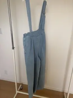 ライトブルー サロペット デニム