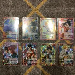 ミラバト　ドラゴンボール　ミラクルレア　赤　8枚セット