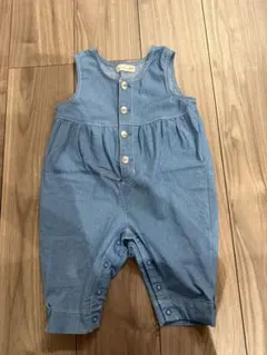 knit plannerプランナー　デニム　オーバーオール　80cm